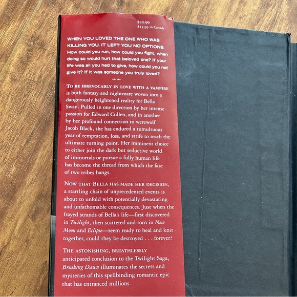 Breaking Dawn Twilight book 4 by Stephenie Meyer vampire novel - Picture 4 of 8